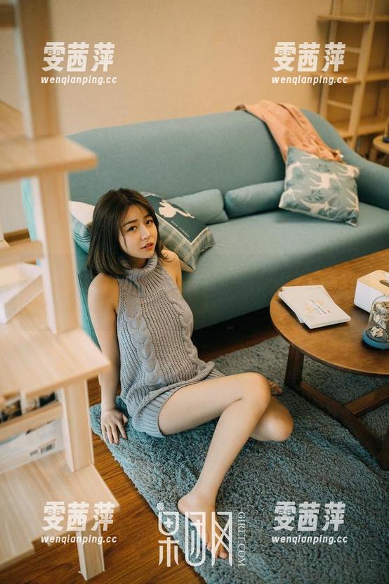 GIRLT果团网 - 陈雅漫的短裤美图，分享快乐，上半身风中凌乱下半身清凉！